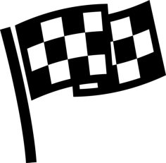 Checkered Flag For Sports Sticker Svg Vector, Free Vectors File